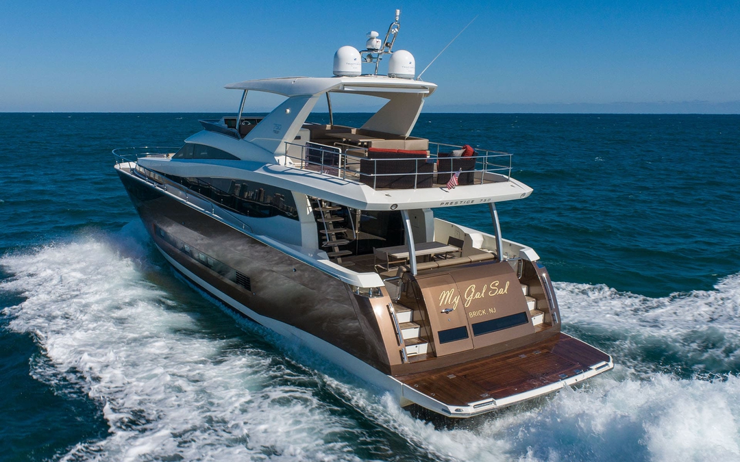 75 Prestige Luxury Yacht for Charter Turnberry Marina, Turnberry